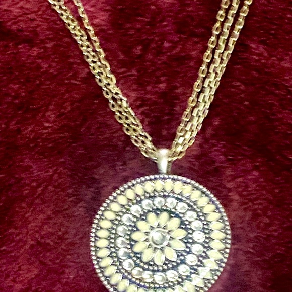 Boho long Silver tone, wire chain and beaded Necklaces with Unique Pendants - Picture 4 of 12